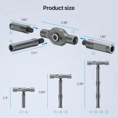 24 in 1 Magnetic Screwdriver Set, DIY Ratchet Mini Removable Self-Assembly Precision Screwdriver Tool Kit, Magnetic DIY Precision Tool Kit with Variety Head Styles for PC/Mobile/Watch/Bicycle
