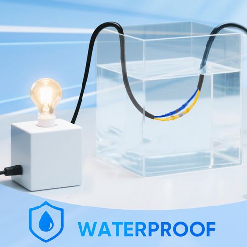 150 Pcs Solder Seal Wire Connectors, Heat Shrink Butt Splice | Waterproof & Insulated, No Crimping Tool Required, Weatherproof Solder Connectors for Automotive, RV and Home Electrical