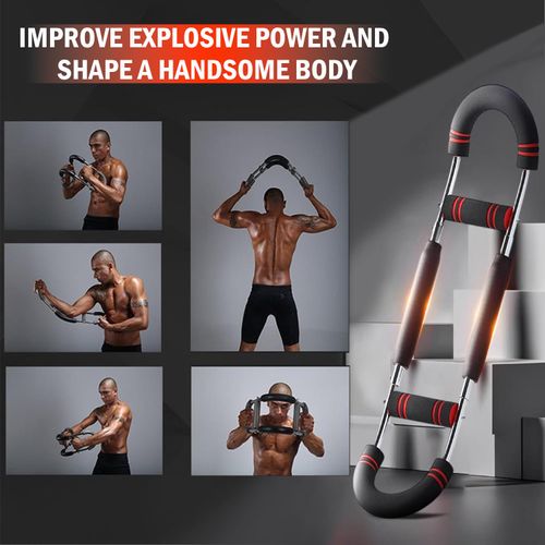 Twister Arm Trainer, Chest Workout Equipment, Portable Home Equipment,Adjustable Chest Trainer for Upper Body.Forearm,Triceps & Chest Workout.Self-Use or Gift.For Men & Women