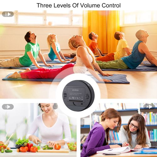 Digital Kitchen Timers, Visual timers Large LED Display Magnetic Countdown Countup Timer for Classroom Cooking Fitness Baking Studying Teaching, Easy for Kids and Seniors