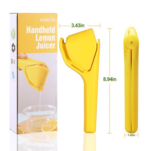Lemon Squeezer, Effective Squeezing Juice Press, Easy-to-Use, Sturdy Flat Manual Lemon Juicer, Lime Squeezer, Citrus Juice Presser, to Squeeze Lemons, Limes, Citrus, oranges And Other Fruits