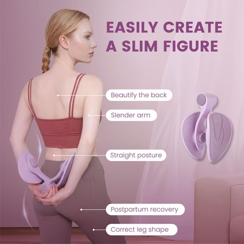 Inner Thigh Exerciser, Thigh Trainer & Pelvic Floor Exercise Devices for Women and Men, Hip Glute & Leg Toner, Non-Slip Stable Design Home Gym Equipment for Home Workout
