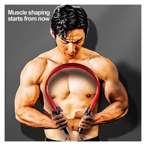 New Silent Arm Strength Device（40kg）, Multifunctional Elastic Rod, Arm Muscle and Chest Muscle Training Elastic Device