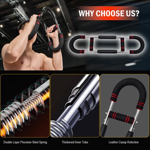 Twister Arm Trainer, Chest Workout Equipment, Portable Home Equipment,Adjustable Chest Trainer for Upper Body.Forearm,Triceps & Chest Workout.Self-Use or Gift.For Men & Women