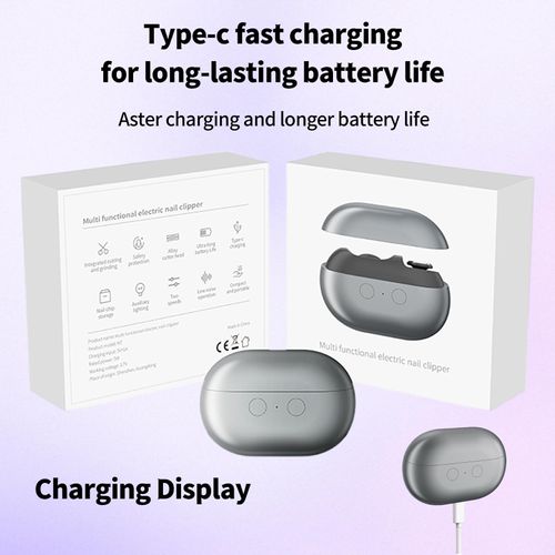 Electric Nail Clippers for Seniors, Upgraded 3 in 1 Automatic Electric Clippers for Thick Nails, Electric Nail Clipper, for Seniors Kids Adults