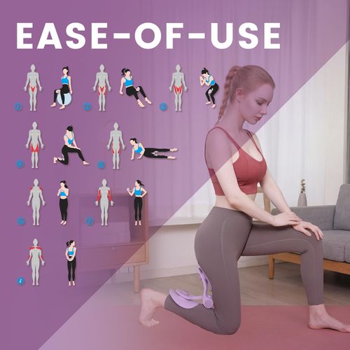 Inner Thigh Exerciser, Thigh Trainer & Pelvic Floor Exercise Devices for Women and Men, Hip Glute & Leg Toner, Non-Slip Stable Design Home Gym Equipment for Home Workout