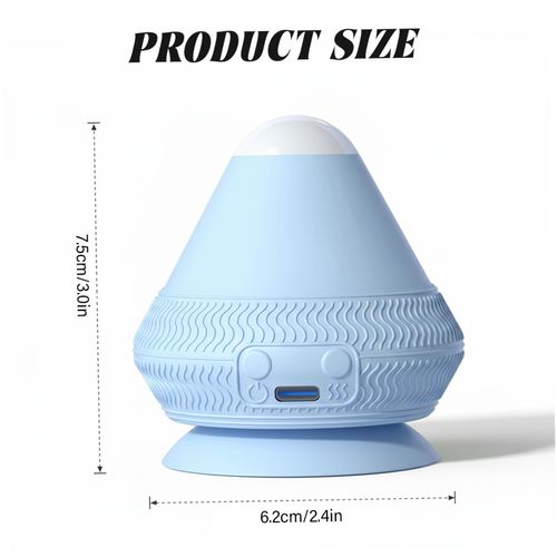 Heating & Vibrating Massage Ball for Back with Suction Cup, Electric Fascia Muscle Relief Ball for Back, Neck, Shoulder, Body Relaxation