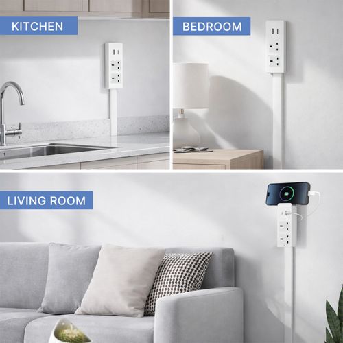 Electrical Outlet Extender Stick – Outlet Extender for Deep or Shallow Boxes, Wall Outlet Extender Solution for Home Projects, Safe and Easy Outlet Extender Installation