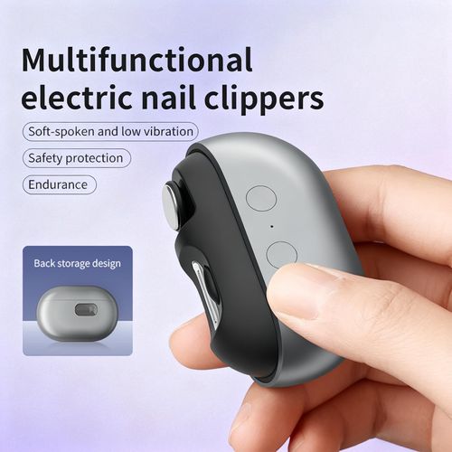 Electric Nail Clippers for Seniors, Upgraded 3 in 1 Automatic Electric Clippers for Thick Nails, Electric Nail Clipper, for Seniors Kids Adults
