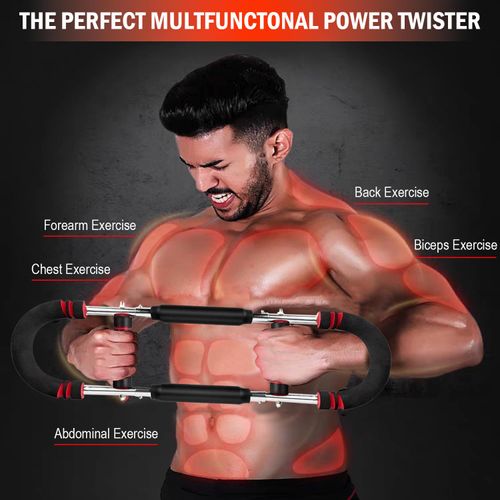 Twister Arm Trainer, Chest Workout Equipment, Portable Home Equipment,Adjustable Chest Trainer for Upper Body.Forearm,Triceps & Chest Workout.Self-Use or Gift.For Men & Women
