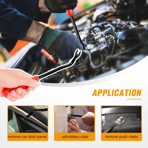 Car Push Retainer Clips & Auto Fasteners Assortment Popular Sizes Nylon Bumper Fender Rivets, 975Pcs Clips+ Remover