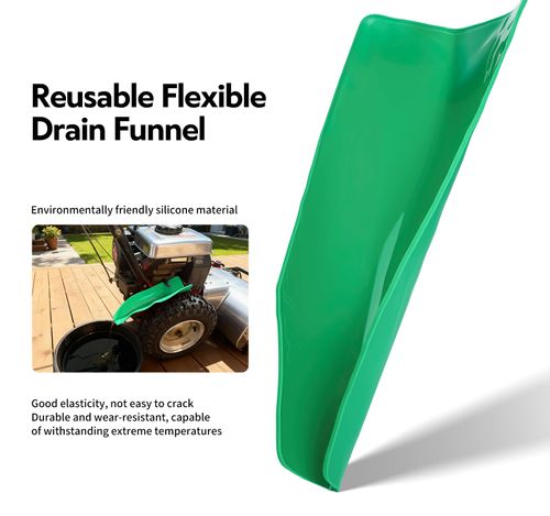 Flexible Oil Funnels （2pcs,1 large 1 small）
