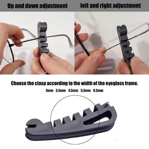 2PCS Eyeglass Frame Adjustment Tool, Eyeglass Frame Bender & Temple Arm Repair Tool, Professional Glasses Adjustment Kit for DIY Glasses Repair at Home