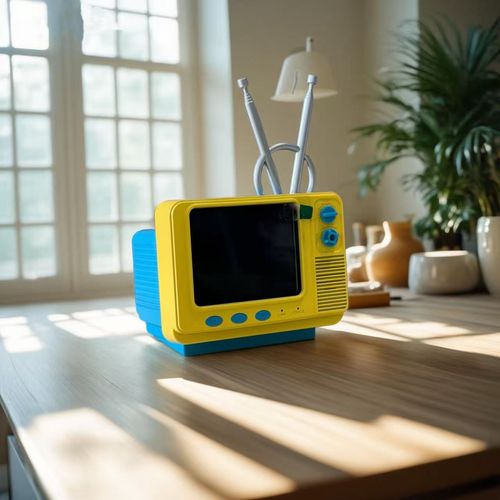 Vintage Family Game Console, 2.8" IPS Screen, Low Voltage Charging, Compact Design, With Game Cables | Game Night Gadget, Cool Unique Gift, Christmas Gift for Teen Boys
