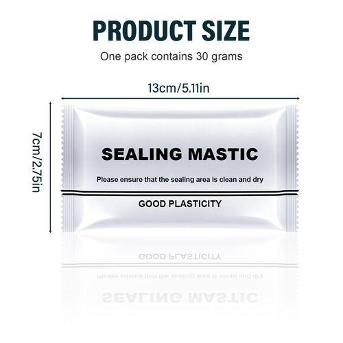 10PCS Eco-Friendly Sticky Sealant Clay, Quick Curing & Strong Adhesion, Waterproof Oil-Resistant Pest Control Sealant for Air Conditioner Holes Wall Cracks Pipes