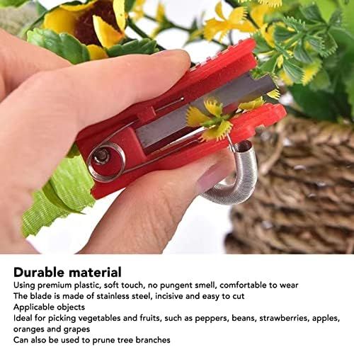 10pcs Garden Thumb Picking Knife Set ,Stainless Steel Blades, Use 30% Faster Picking, Without Bruising Produce, for Fruit Vegetable Harvesting Farm