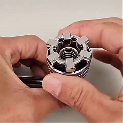 Upgraded Adjustable Universal Socket Wrench, Manual Socket Wrench, Multifunctional Sleeve, 10mm-19mm Universal Sockets Tools for 3/8" Drive Ratchet Torque Wrench and Power Drill