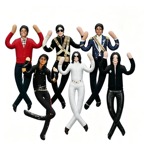 Michael Jackson Role-Playing Prop Doll, Plush Toy, Room Decor, Abstract Jointed Figure, Gift Item, Trendy Character Accessory, Multi Jointed Collectible