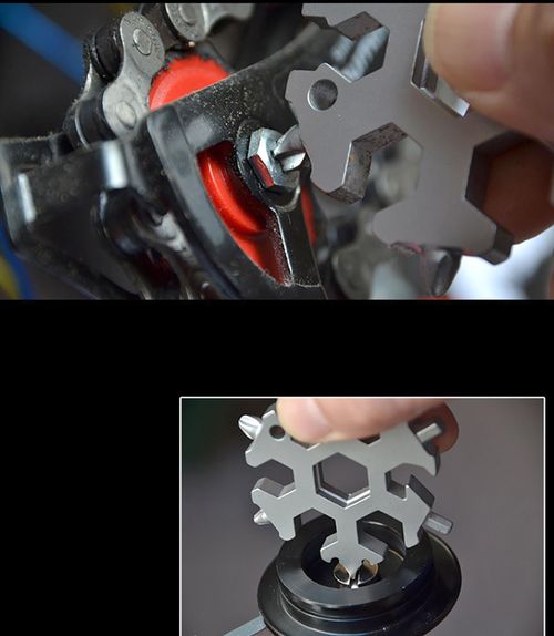 18 In 1 Snowflake Wrench, 4 Pcs 4 Color Zinc Alloy Multi-function Screwdriver and Bottle Opener