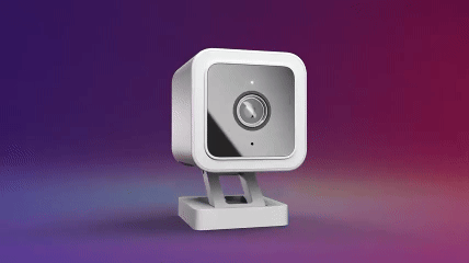 Color Night Vision Indoor or Outdoor Camera (Black), IP65 weather resistant, motion detection alerts, two-way audio