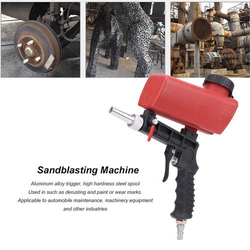 Air Sandblasting Gun Pneumatic Sand Tool 90PSI for Metal Removal Paint Stripping