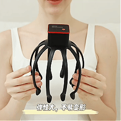 Electric Octopus Claw Scalp Massager Stress Relief Therapeutic Head Scratcher Stress Relief and Hair Stimulation