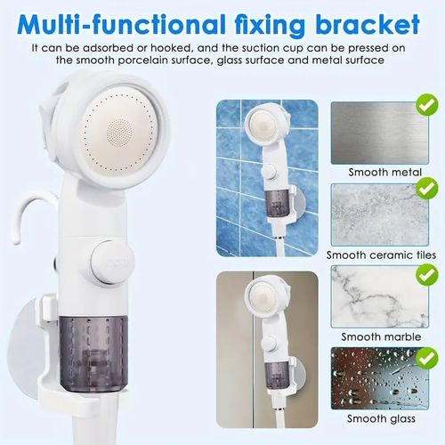 Portable Camping Shower, Outdoor Shower Kit, Hose& Folding Bucket, Rechargeable Powered Portable Shower for Camping, Hiking, Beach,RV,Pet Cleaning & Road Trips