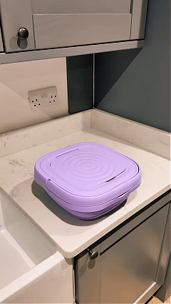Washer Machine 8L Portable Washing Mini Foldable Sock Underwear Panties Retractable Household Washing Machine with Spinning Dry Washing Machine