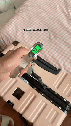 Rechargeable Luggage Scale with Strap & Type-C Port - Portable, Digital, High-Precision, and Ideal for Backpacks, Suitcases, and Carry-Ons - Up to 110lb/50kg Capacity -Strap, Silver