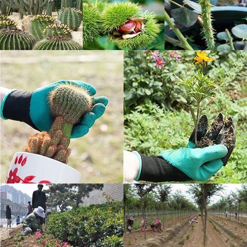 Garden Gloves with Claws,Claw Gardening Gloves for Digging,Planting, Weeding, Seeding-Waterproof for Men and Women