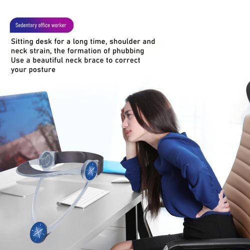 360° Adjustable Neck Collar - Neck Support with Neck Stretcher | Cervical Collar Made of Plastic for Correcting Forward Head Posture and Relieving Neck Pain