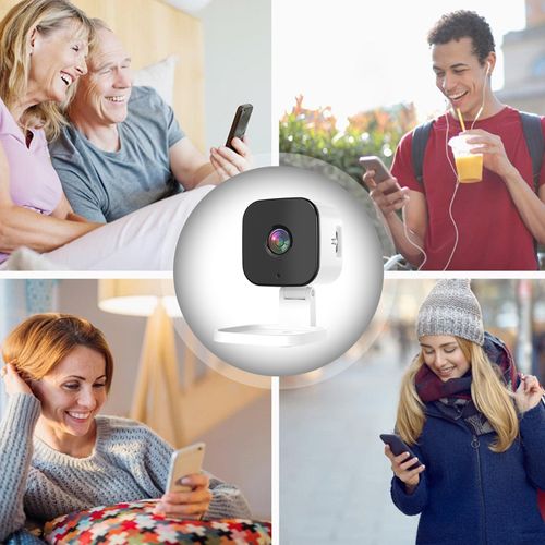 Window Cam - 1080P Wi-Fi Indoor Security Camera, Glass-Mount No-Drill Install, Sharp Outdoor View, Color Night Vision, Included Angle Mount, Magnetic Easy Setup, Local Recording, Remote Access, Bluetooth for Home & Apartment Use