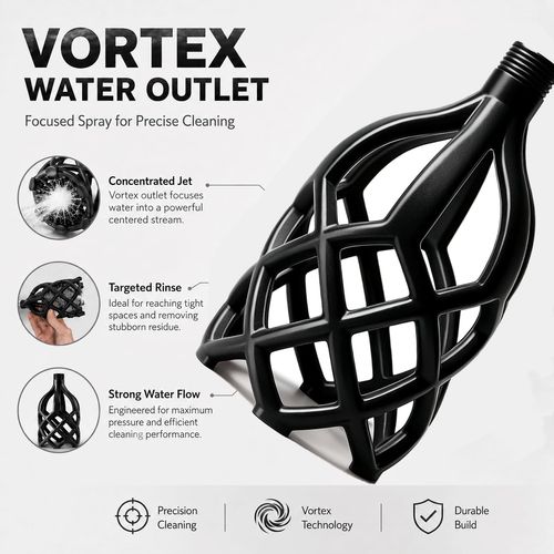 New Upgraded Men's Shower Head, Vortex Shower Head for Men & Pets Paws,Power Washer, High Pressure, Handheld Shower Heads for Cleaning, Bathroom Replacement Fixture, Fits Standard Shower Hoses