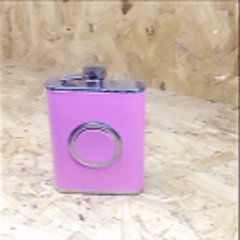Stainless Steel 8oz Shot Flask Hip Flask With Built in Collapsible Cup (Black)