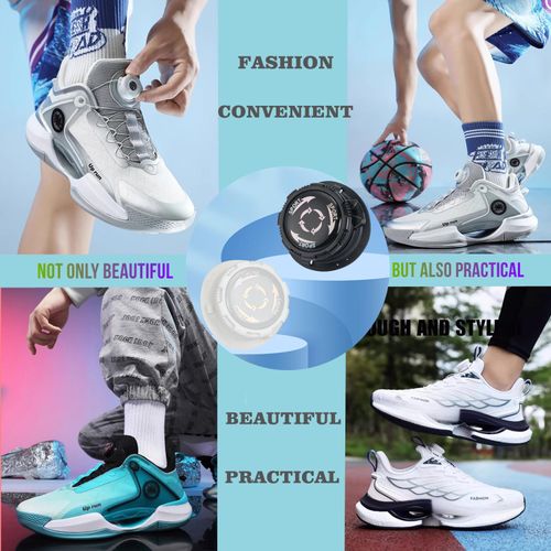 Rotating No Tie laces - Automatic Lock Buckle laces,4ft Tieless Shoe Laces Tennis Shoes Sneakers Unisex,Suitable for both children and adults