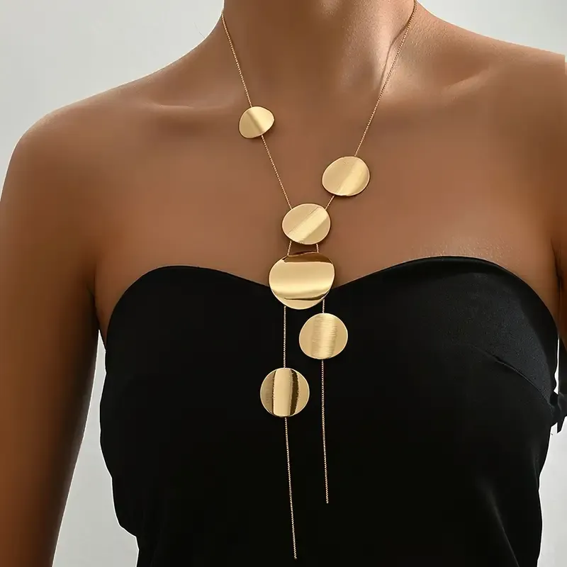 Africa Geometric Pendant Chain Sweat-Proof