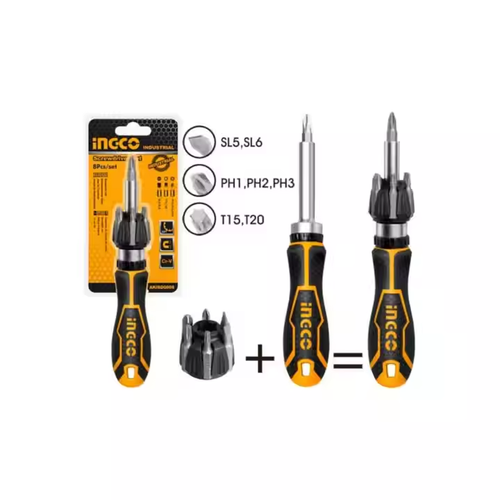 8-piece ratchet screwdriver set