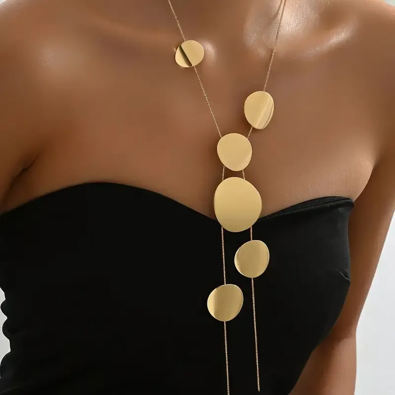 Africa Geometric Pendant Chain Sweat-Proof