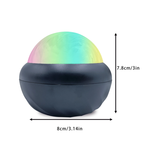 Colorful LED romantic starry sky 360 rotating starry sky light birthday gift USB interface starry sky