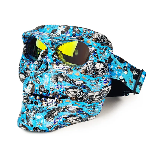 Motocross Face Mask Halloween Mask Riding Motorcycle Goggles Sports Goggles ATV MTB Ski Mask