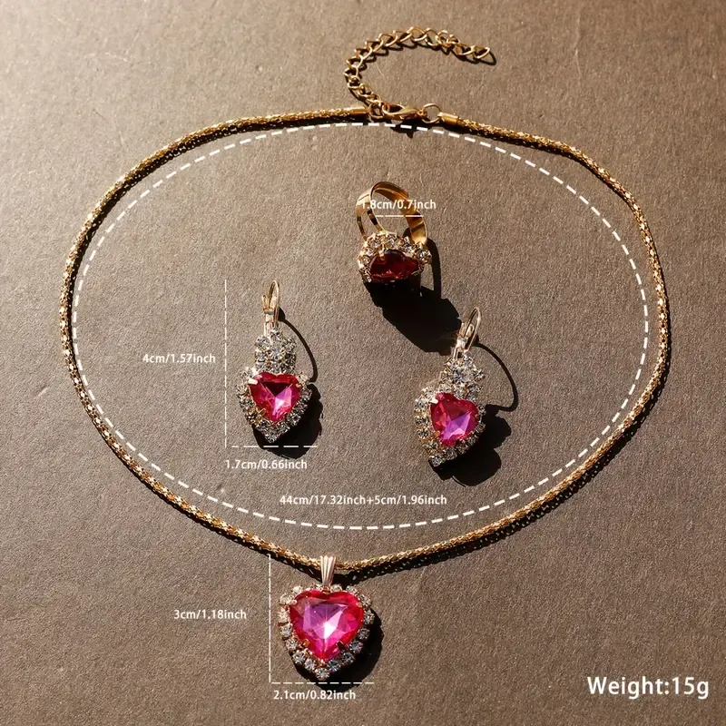 5pcs set Women Fashion Retro PU Leather Band Quartz Watches+Crystal Jewelry Set  50% off for a limited time