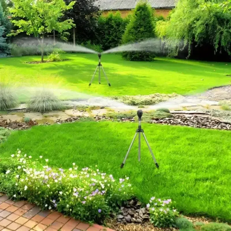 Smart Irrigation Revolution 🔥360° automatic rotating sprinkler (free 5-meter water hose)
