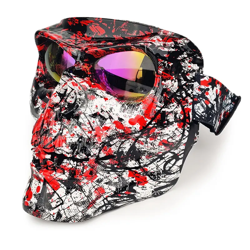 Motocross Face Mask Halloween Mask Riding Motorcycle Goggles Sports Goggles ATV MTB Ski Mask