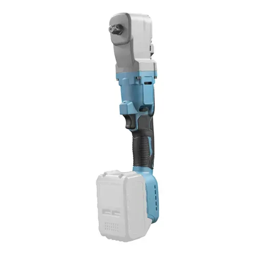 90-degree right-angle brushless lithium battery wrench, with a corner-shaped body that is suitable for installing and removing bolts in narrow spaces. Comes with dual batteries, charger, socket and toolbox, and has forward and reverse functions. The torque is limited by the structure and is not suitable for super large rusted-in bolts. Suitable for auto repair and steel frame equipment maintenance. Ensure proper protection during operation.