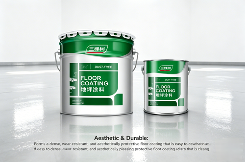 Light Gray Floor Topcoat and Hardener Set