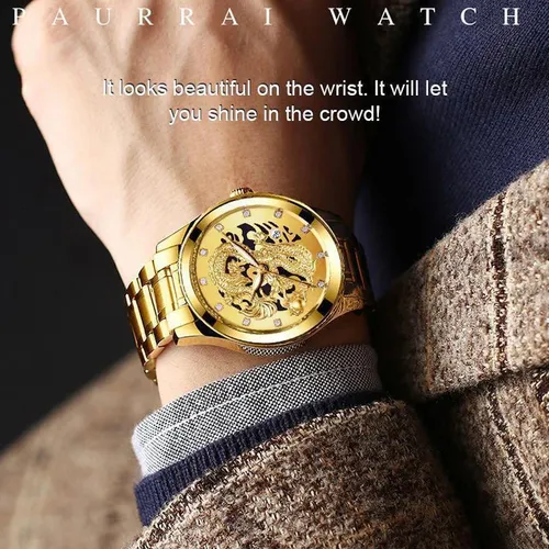 ⏳Limited Time Special⌛Golden Dragon Quartz Men's Watch