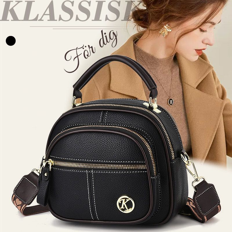 ✨ Promoção Quente 🎁 Bolsa Feminina de Couro com Alça Larga Ajustável e Grande Capacidade