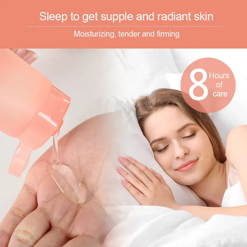 Máscara de Sono Colágeno: Acorde Linda sem Esforço! ✨ 🚫 Sem lavagem, sem sujidade.