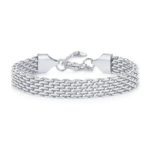 Waterproof Chunky Chain Bracelet for Women -  Gold Plated Trendy Adjustable Chain Bracelet - Lightweight Stainless Steel Jewelry