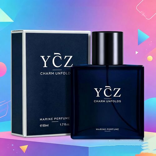 YCZ Midnight Marine Men's Cologne EDP, 50 mL Aromatic Marine   Citrusy Fragrance Scent Blend with Jasmine, Magnetic, Sensual, Long Lasting for Dates & Everyday Wear